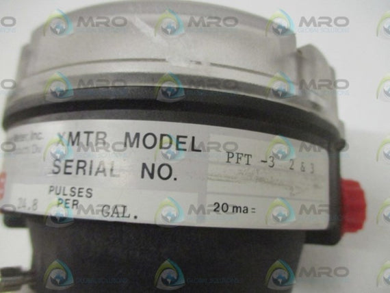 BADGER METER XMTR MODEL PFT-3 2&3 PULSES * NEW NO BOX *