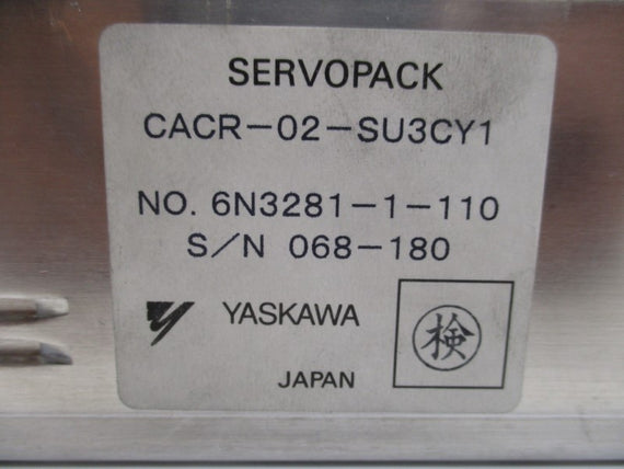 YASKAWA CACR-02-SU3CY1 UNMP