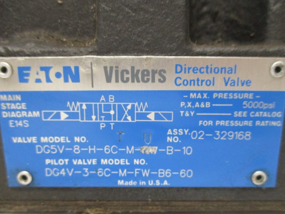 EATON VICKERS DG5V-8-H-6C-T-M-U-B-10 (AS PICTURED) UNMP