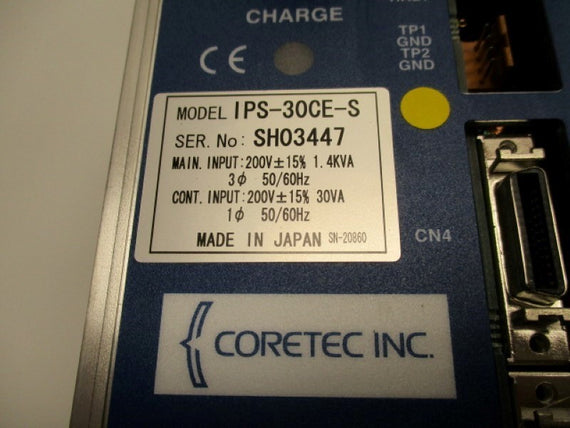 CORTEC IPS-30CE-S CONTROLLER * USED *