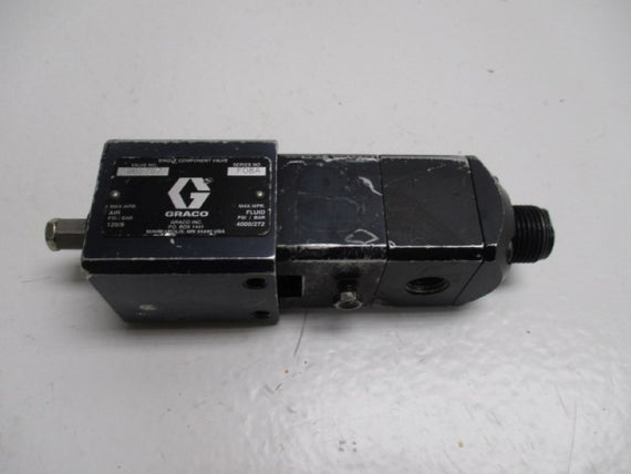 GRACO 965767 SINGLE COMPONENT VALVE (AS PICTURED)  * USED *