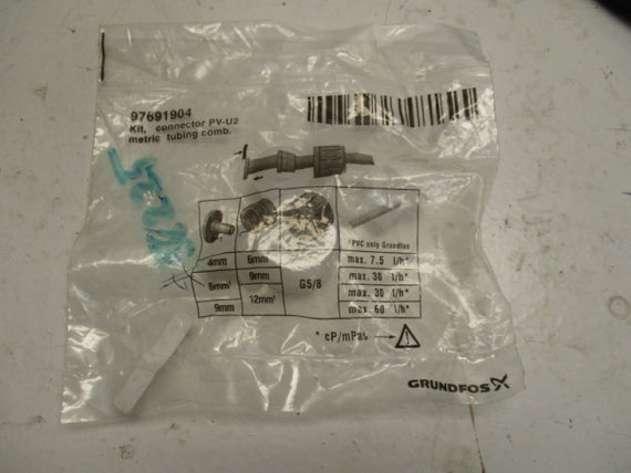 GRUNDFOS 97691904 CONNECTOR KIT * NEW IN FACTORY BAG * – MRO Global ...