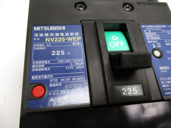 MITSUBISHI NV225-WEP 225A 415V NSNP