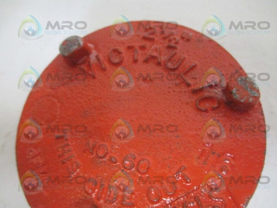 VICTAULIC NO. 60 DUCTILE IRON CAP 2-1/2" *NEW NO BOX*