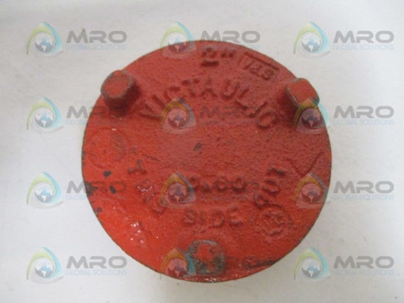 VICTAULIC NO. 60 DUCTILE IRON CAP 2" *NEW NO BOX*