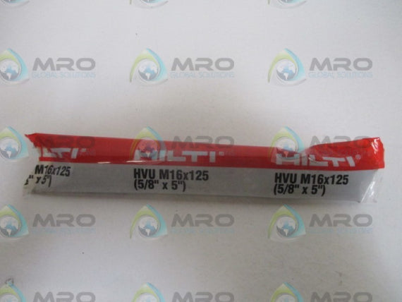 HILTI HVU M16X125 (5/8"X5") ADHESIVE CAPSULE 1007091 *NEW IN FACTORY BAG*