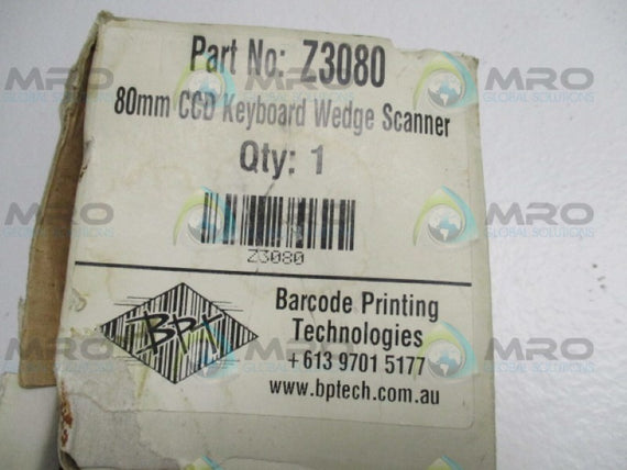 VARCOSE PRINTING Z3080 ALC-90940-DM KEYBOARD WEDGE SCANNER *NEW IN BOX*