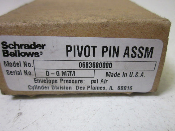 SCHRADER BELLOWS 0683680000 PIVOT PIN ASSM. *NEW IN BOX*