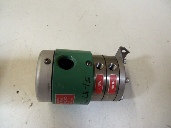 SOLON PRESSURE SWITCH 2PSW1DSS2 *USED*