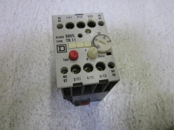 SQUARE D 9065-TR11 THERMAL OVERLOAD RELAY  *NEW NO BOX*